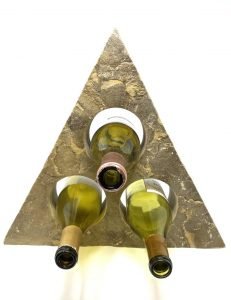 triangle wine bottle holder